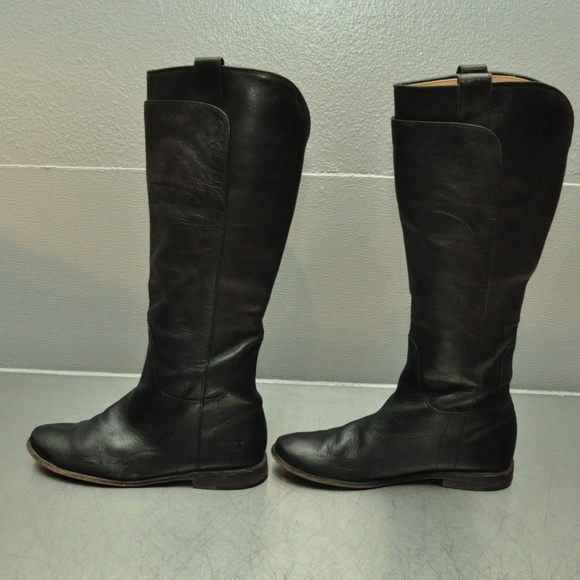 payge leather over the knee riding boots